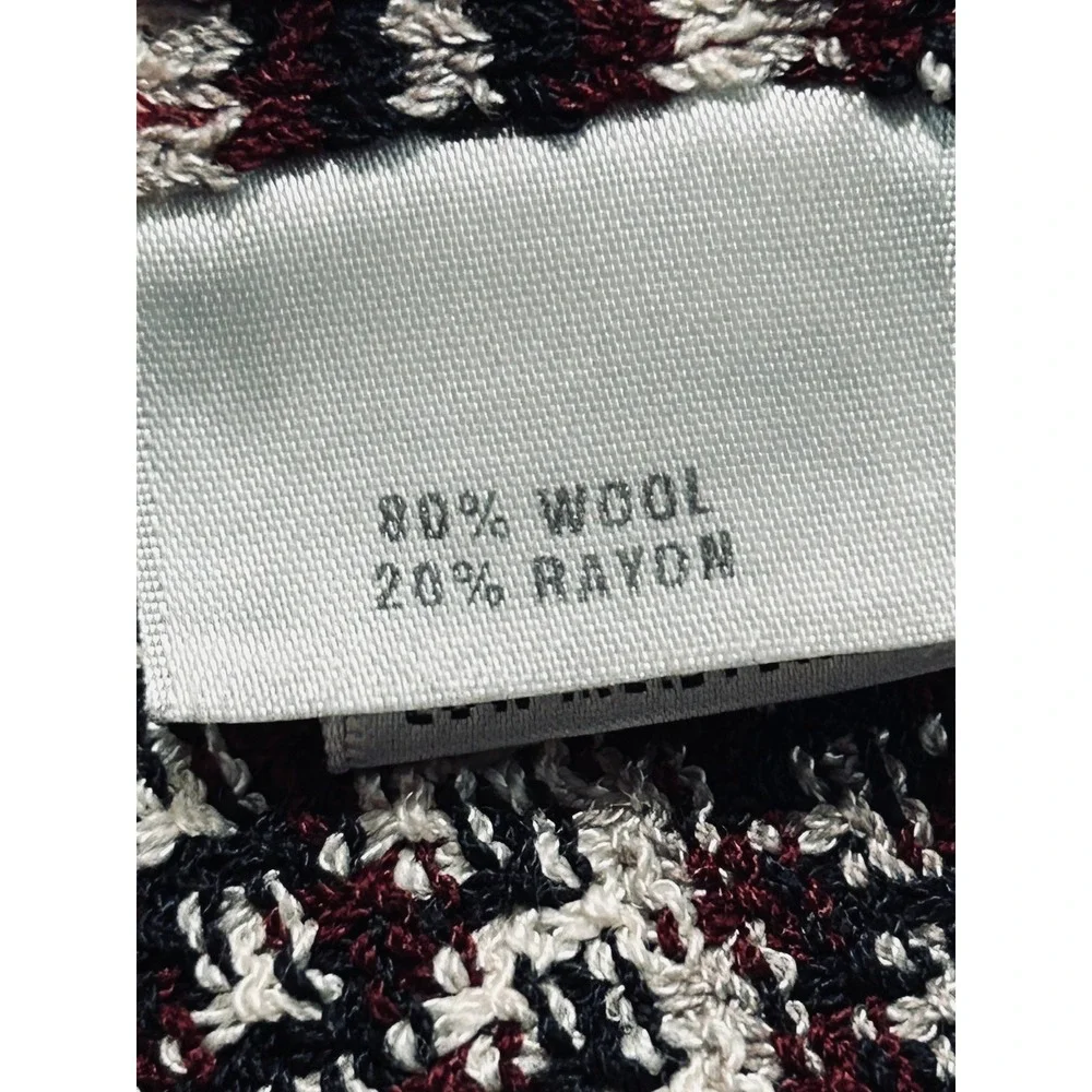 St John Sport‎ Womens Medium Regatta Tweed Knit Cardigan